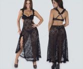 Camisola Longa Rendada Especial com Calcinha