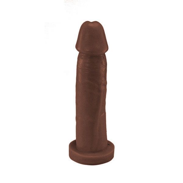 Pênis Aroma Chocolate - 14,5 x 4 cm marrom com refil