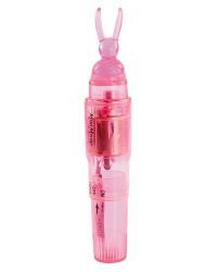 vibrador e massageador com ponta no formato de coelho