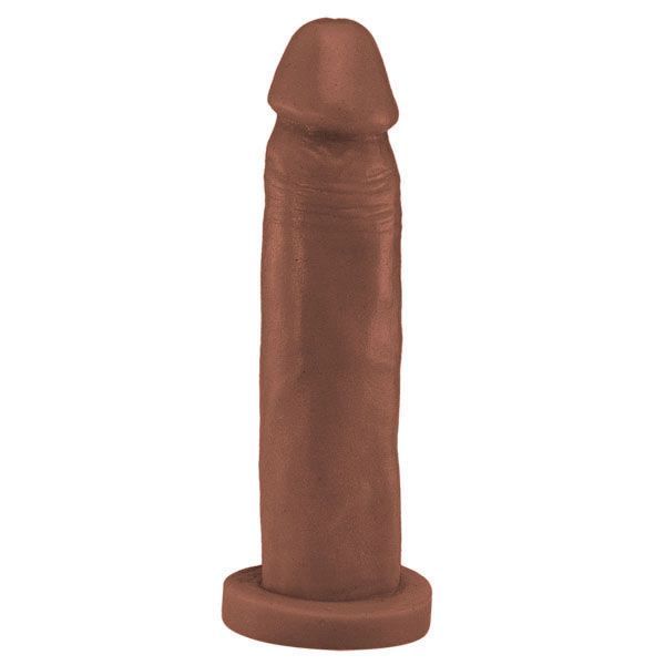 Pênis Aroma Chocolate 18,5 x 4,5 cm marrom com refil de arom