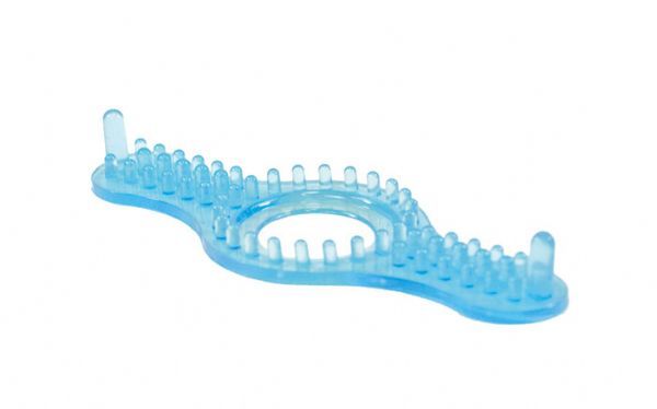 Anel oriental duplo em silicone - várias cores